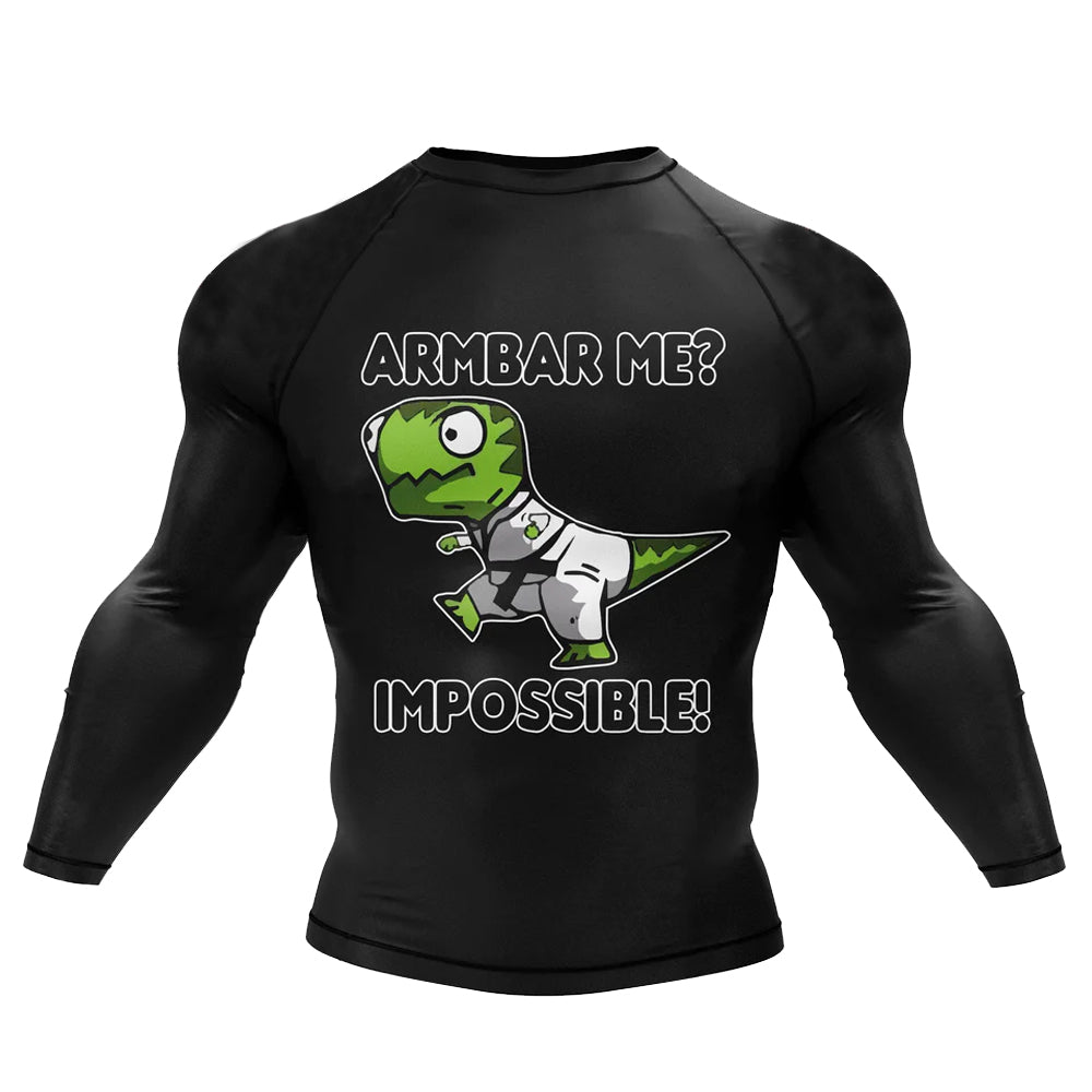 T Rex Armbar Premium Long Sleeve BJJ Rash Guard