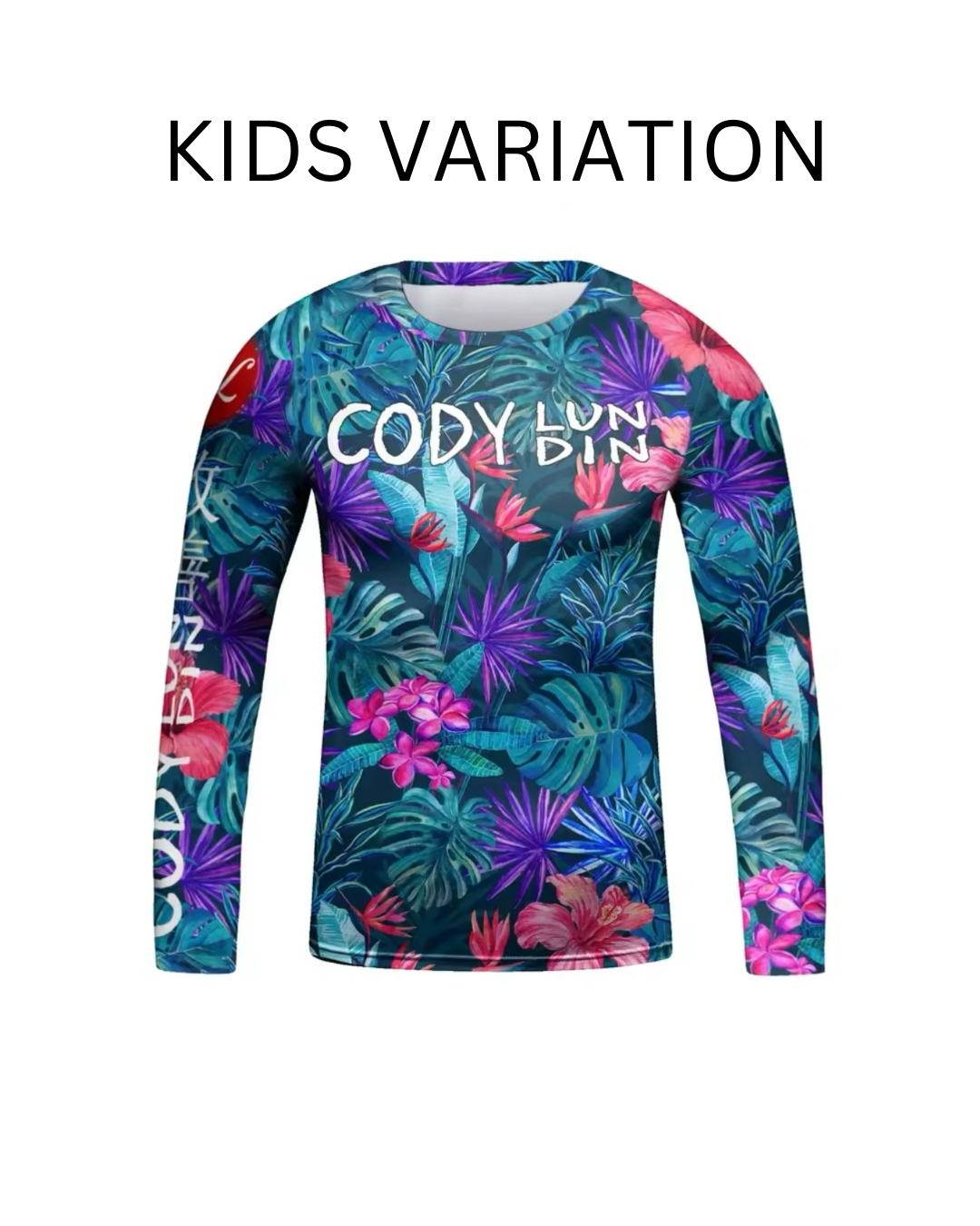Flower Premium BJJ No Gi / MMA Set. Rash Guard, Shorts & Spats - MADE TO ORDER 2 WEEK DISPATCH
