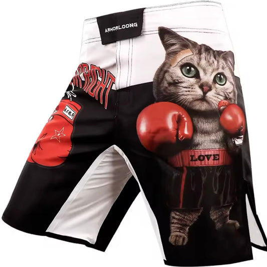 Fighting Cat Premium MMA Shorts - MADE TO ORDER 2 WEEK DISPATCH