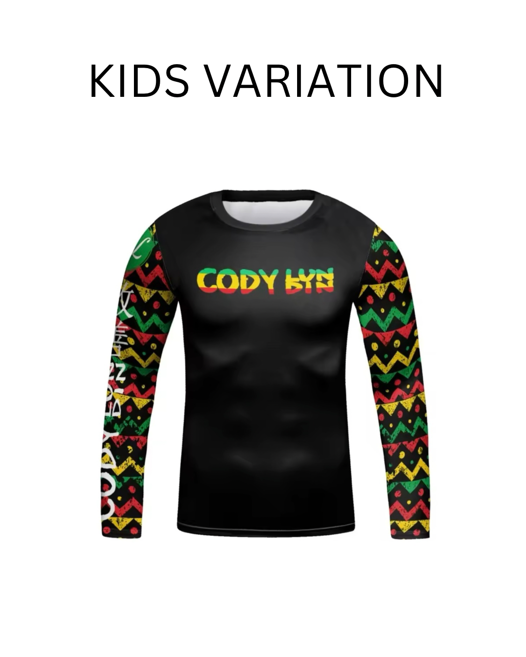 Reggae Premium BJJ / MMA Rash Guard - LONG & SHORT SLEEVE VARIATIONS - MADE TO ORDER 2 WEEK DISPATCH