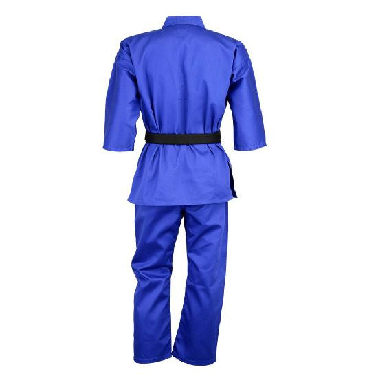 Karate Blue V-Neck Pull Over Uniform : Children - 9oz