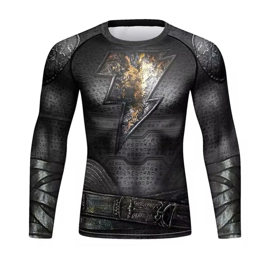 Black Flash Premium BJJ / MMA Rash Guard - LONG & SHORT SLEEVE VARIATIONS - MADE TO ORDER 2 WEEK DISPATCH