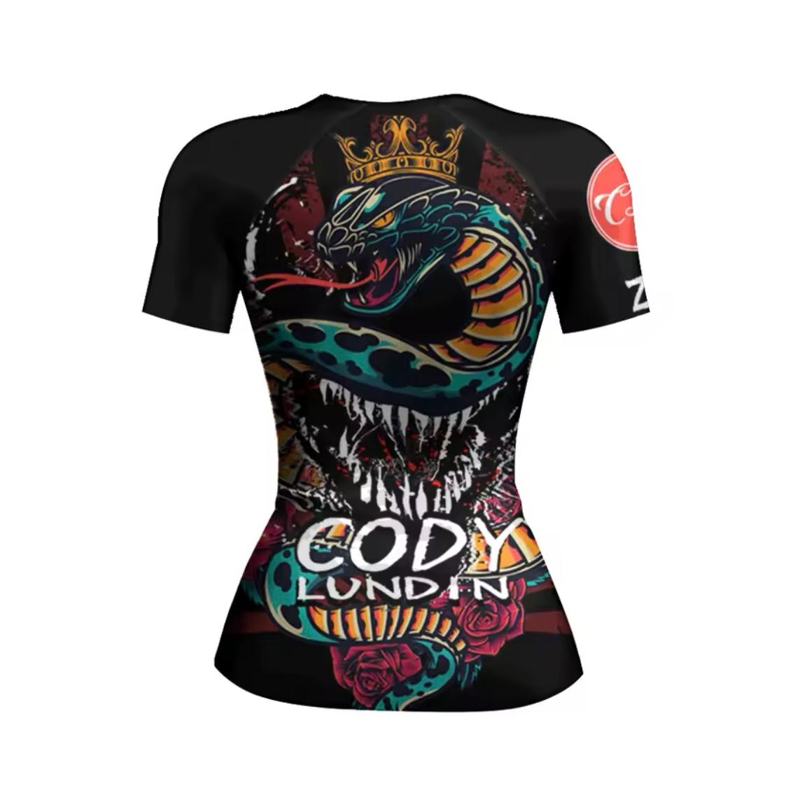 Women’s Snake King Premium BJJ / MMA Rash Guard - MADE TO ORDER 2 WEEK DISPATCH