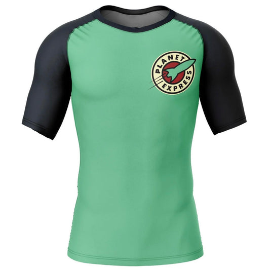 Futurama Planet Express Premium Short Sleeve Rash Guard - MADE TO ORDER 2 WEEK DISPATCH