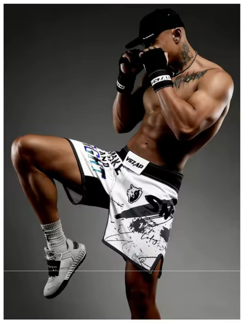 Wake Up and Fight MMA Grappling Shorts - MADE TO ORDER 2 WEEK DISPATCH
