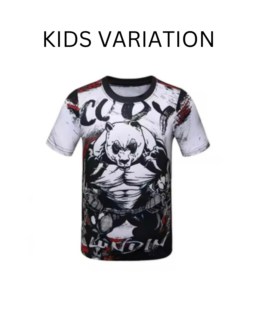 Panda Premium BJJ / MMA Rash Guard - LONG & SHORT SLEEVE VARIATIONS - MADE TO ORDER 2 WEEK DISPATCH