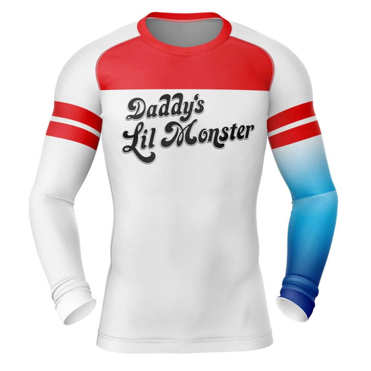 Suicide Squad Harley Quinn Daddy’s Lil Moneter Premium Rash Guard - MADE TO ORDER 2 WEEK DISPATCH