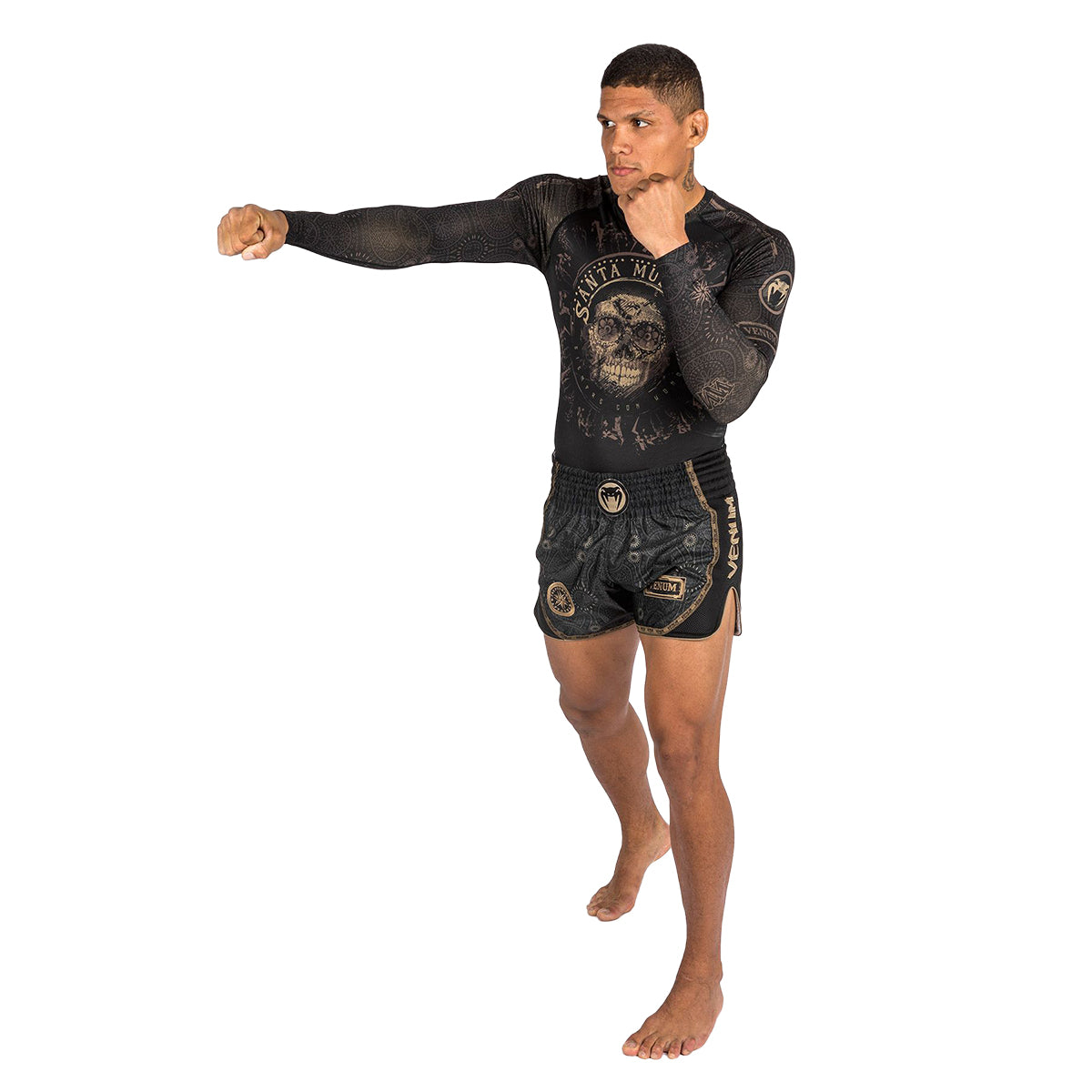 Venum Santa Muerta Long Sleeve MMA/Jiu Jitsu Rash Guard