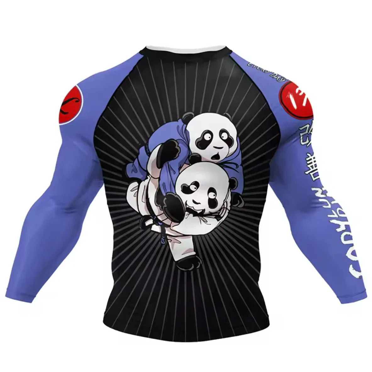 Judo Panda Premium BJJ / MMA Rash Guard - LONG & SHORT SLEEVE VARIATIONS - MADE TO ORDER 2 WEEK DISPATCH