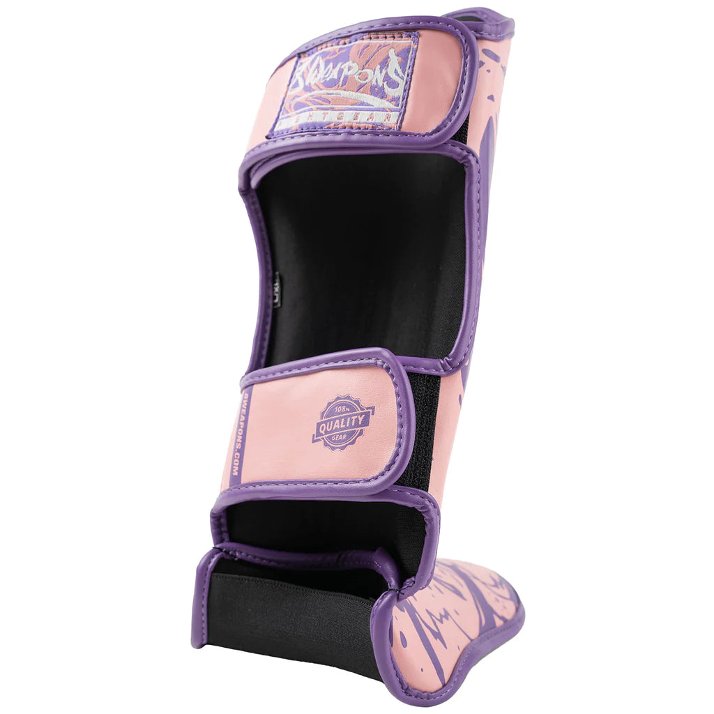 8 Weapons Kids Jenny Muay Thai Shin Guards