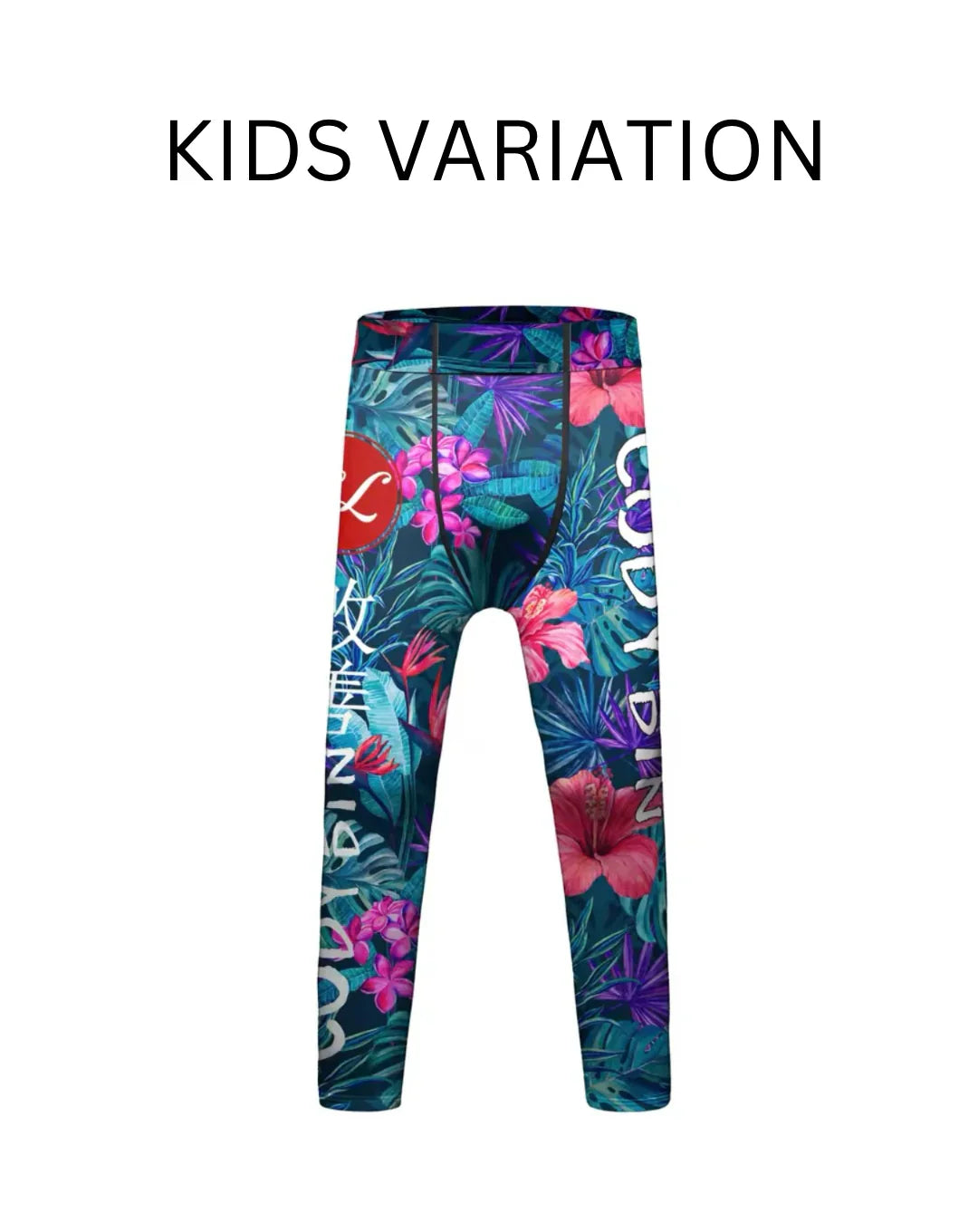 Flower Premium Compression Spats for BJJ, MMA, Wrestling, CrossFit, Yoga, Running, Cycling, and More - MADE TO ORDER 2 WEEK DISPATCH