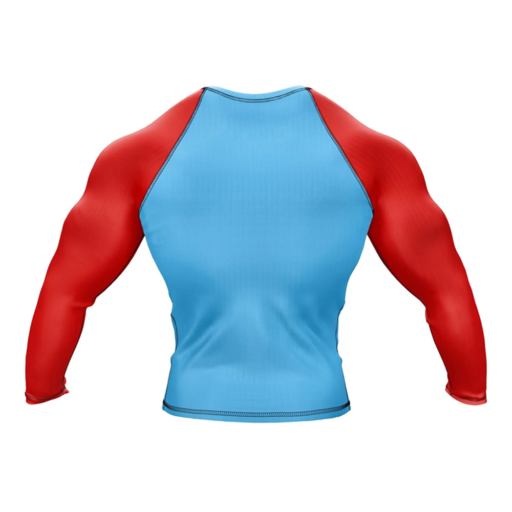 Mario Super Triangle Choke Premium Long Sleeve BJJ Rash Guard