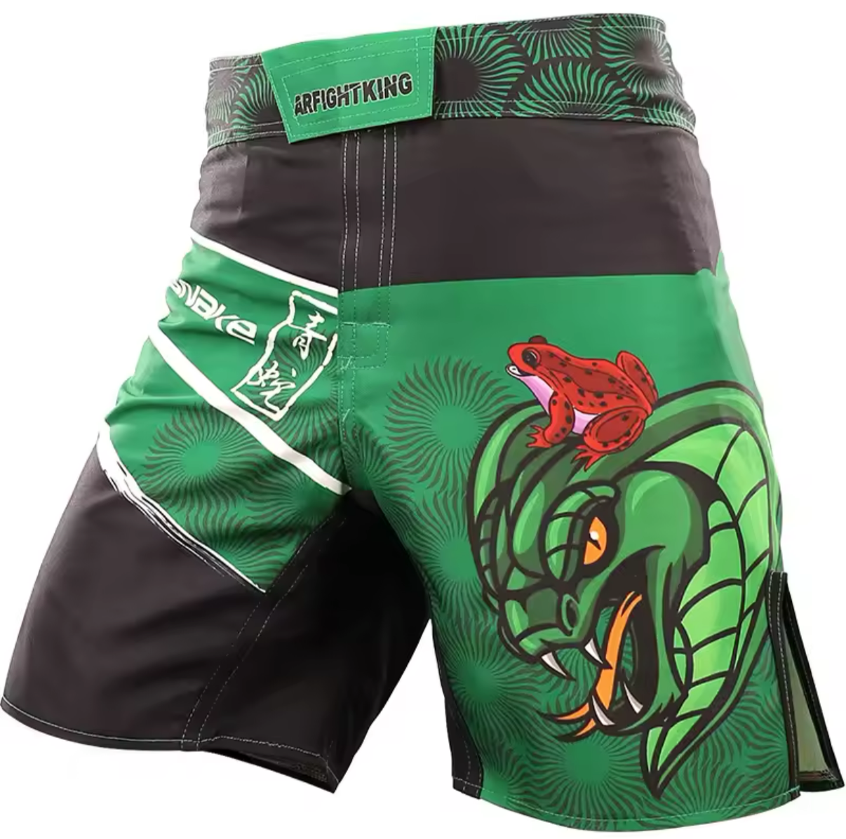 Green Snake Premium MMA Grappling Shorts - MADE TO ORDER 2 WEEK DISPATCH
