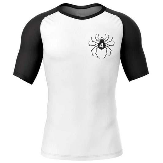 Hunter X Hunter Phantom Troupe Number Fourth Premium Short Sleeve Rash Guard - MADE TO ORDER 2 WEEK DISPATCH