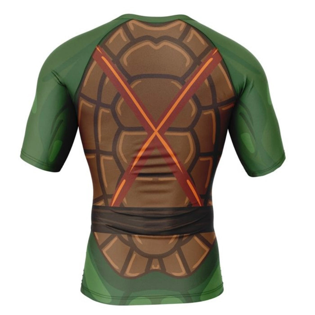 Teenage Mutant Ninja Turtle Michelangelo Premium Short Sleeve Rash Guard - MADE TO ORDER 2 WEEK DISPATCH