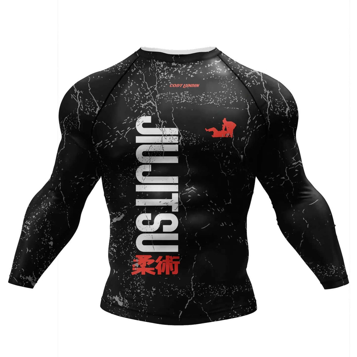 Jiu Jitsu Black Premium Long Sleeve Rash Guard