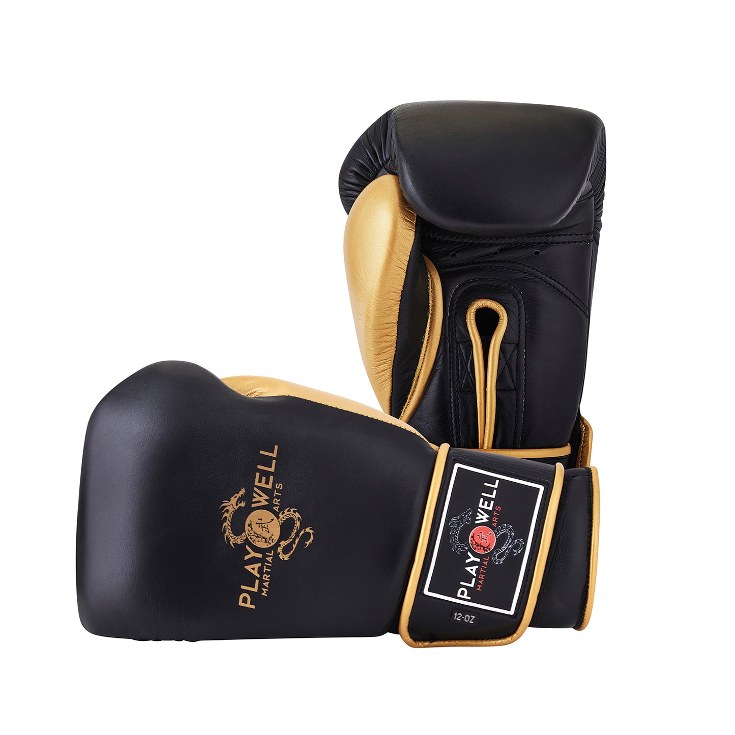 Playwell Premium "Champion" Leather Boxing Sparring Gloves