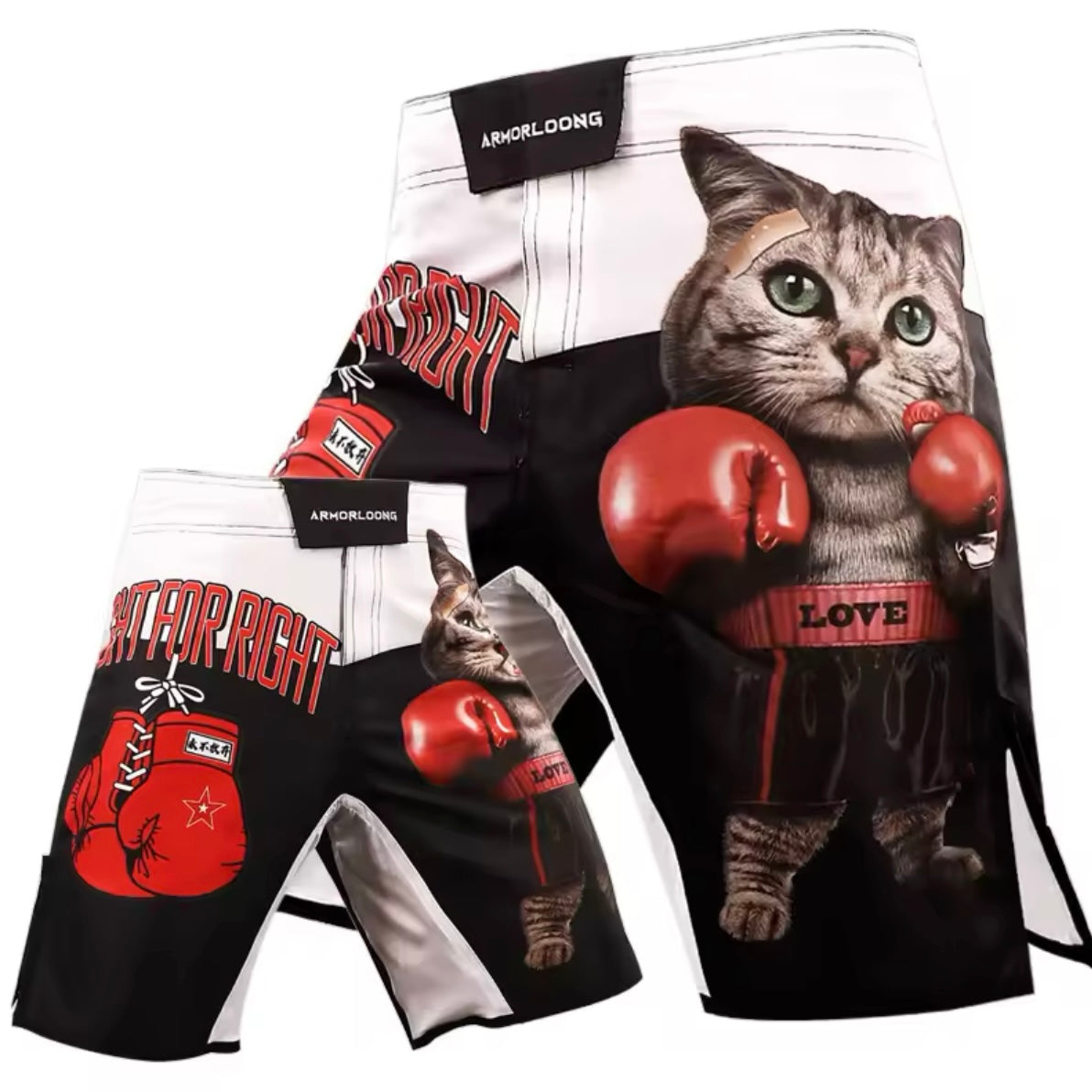 Fighting Cat Premium MMA Shorts - MADE TO ORDER 2 WEEK DISPATCH
