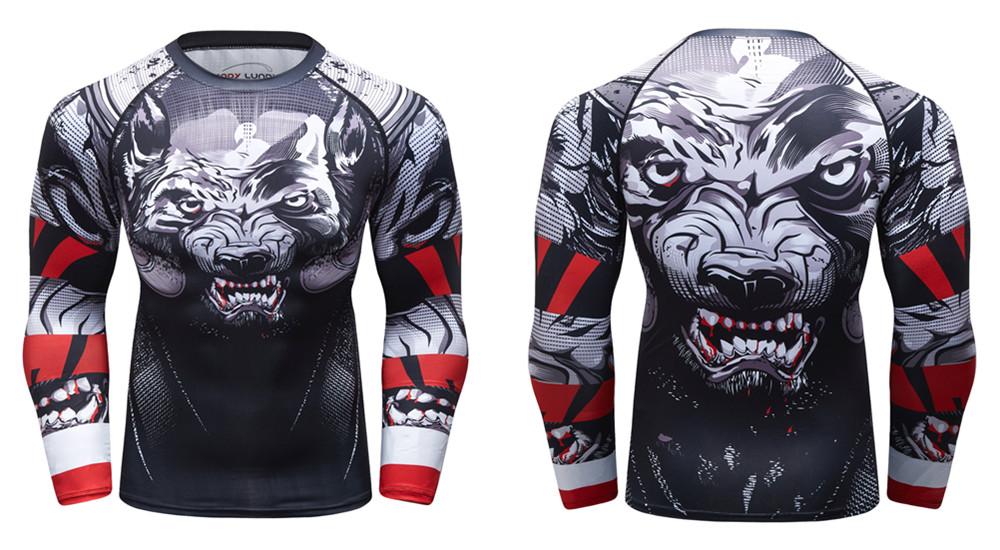 Werewolf Premium Long Sleeve BJJ Rash Guard