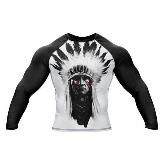 Native Warrior Premium Rash Guard - LONG OR SHORT SLEEVE - MADE TO ORDER 2 WEEK DISPATCH