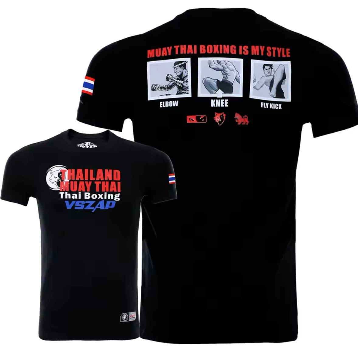 Muay Thai Elbow Knee Kick Premium T-Shirt - MADE TO ORDER 2 WEEK DISPATCH