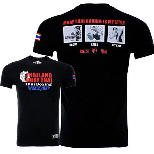 Muay Thai Elbow Knee Kick Premium T-Shirt - MADE TO ORDER 2 WEEK DISPATCH
