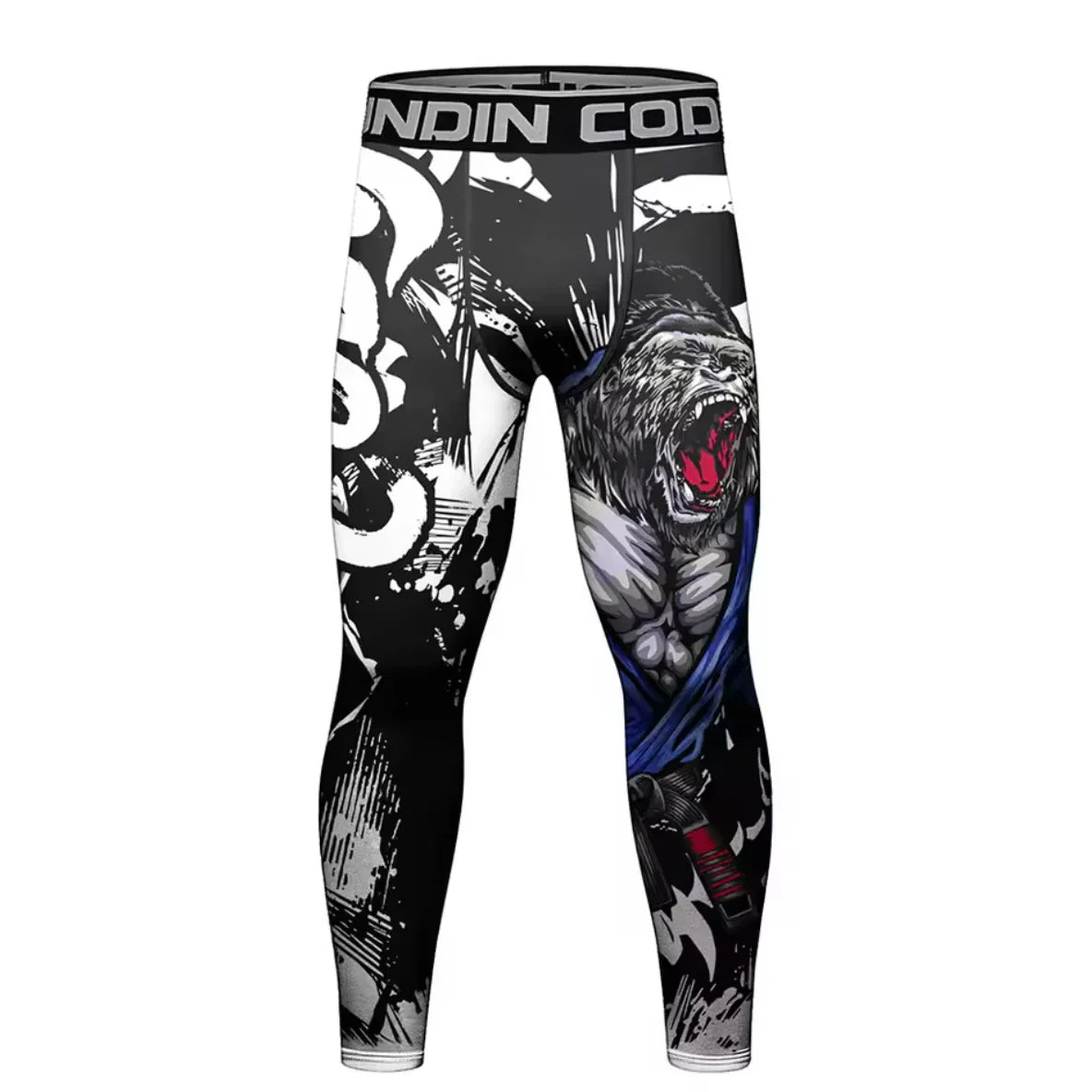 Gorilla Rage Premium Compression Spats for BJJ, MMA, Wrestling, CrossFit, Yoga, Running, Cycling, and More - MADE TO ORDER 2 WEEK DISPATCH
