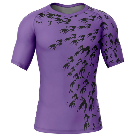 Naruto Curse Mark Premium Short Sleeve Rash Guard - MADE TO ORDER 2 WEEK DISPATCH