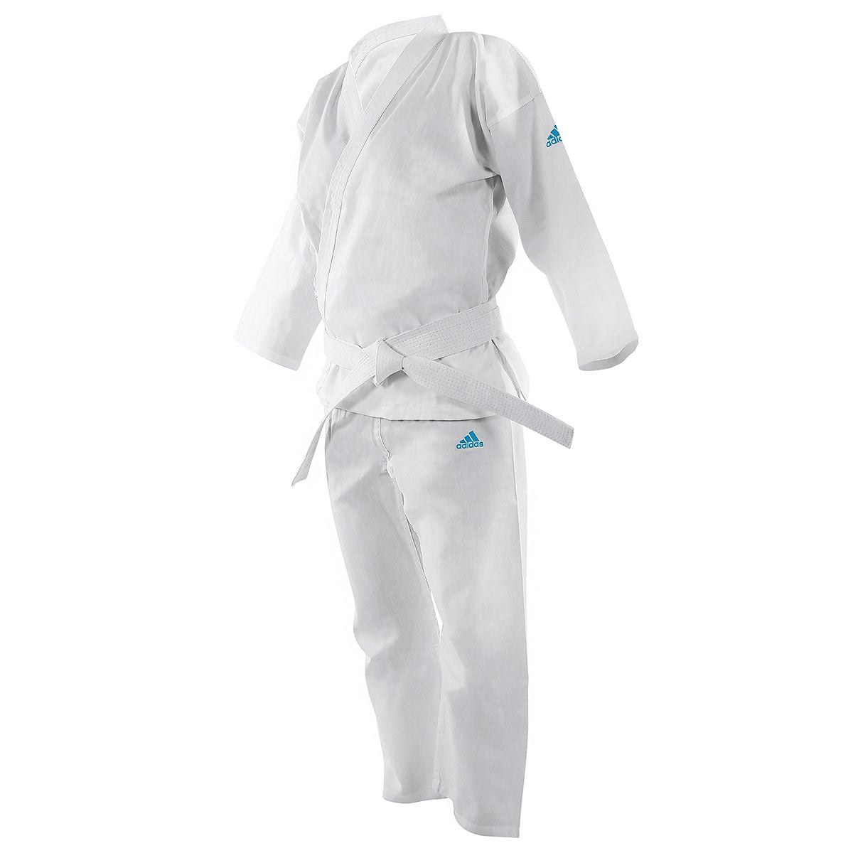 Adidas Adistart Kids Polycotton Karate Uniform 7oz - White