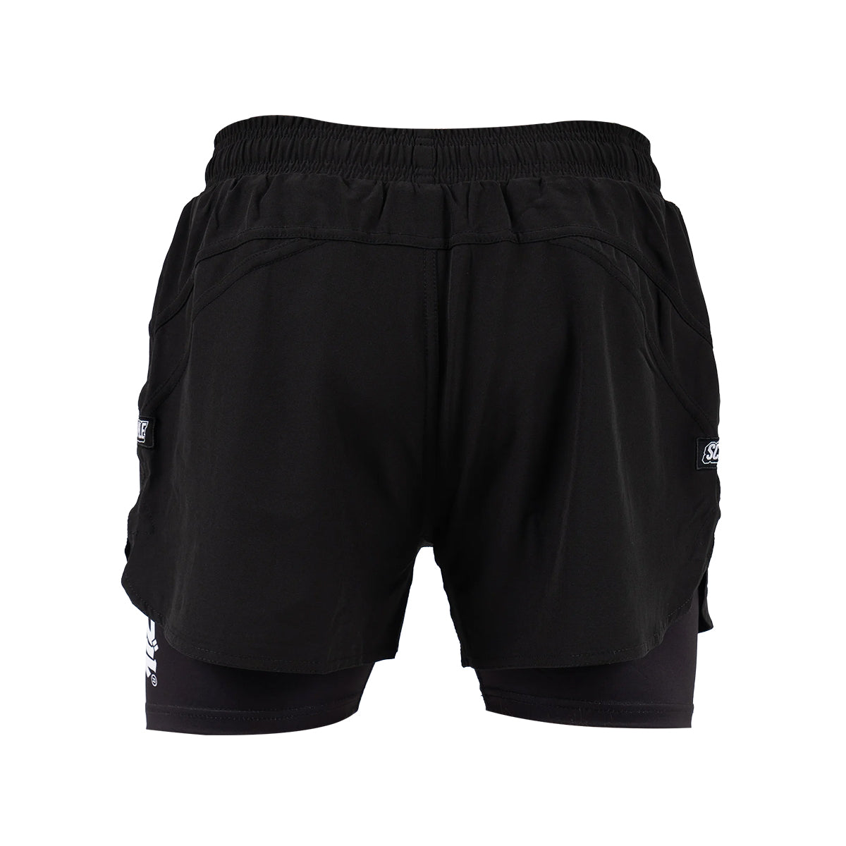 Scramble Combo Hybrid Grappling Fight Shorts - Black