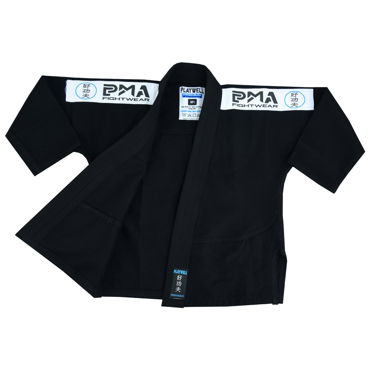 PMA Kids Elite Pearl Weave Jiu Jitsu Gi - Black