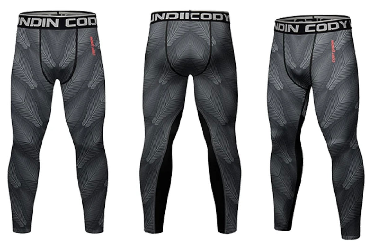 Dark Premium Compression Spats for BJJ, MMA, Wrestling, CrossFit, Yoga, Running, Cycling, and More - MADE TO ORDER 2 WEEK DISPATCH