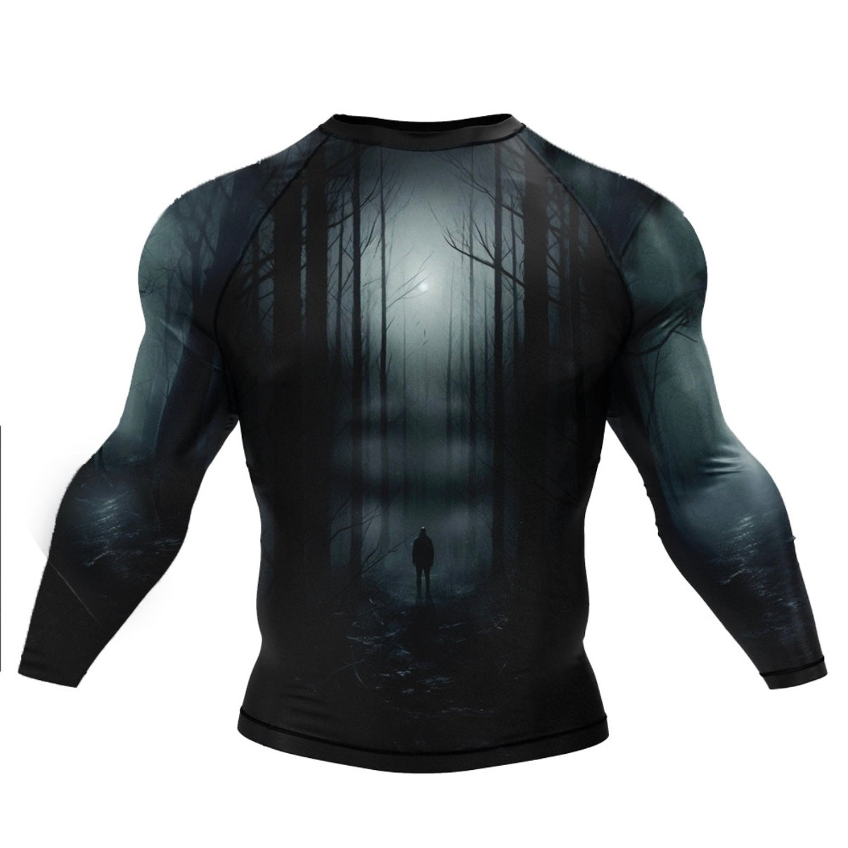 Into The Dark Premium Long Sleeve Rash Guard - MADE TO ORDER 2 WEEK DISPATCH
