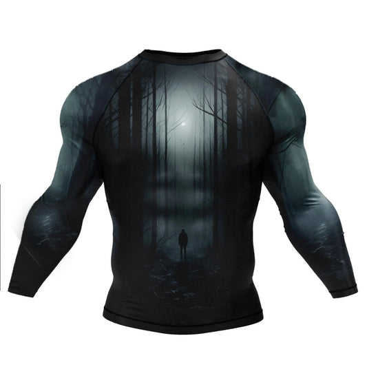 Into The Dark Premium Long Sleeve Rash Guard - MADE TO ORDER 2 WEEK DISPATCH