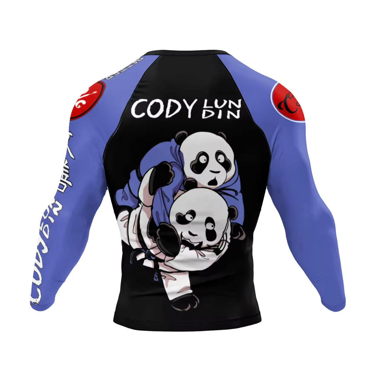 Judo Panda Premium BJJ / MMA Rash Guard - LONG & SHORT SLEEVE VARIATIONS - MADE TO ORDER 2 WEEK DISPATCH