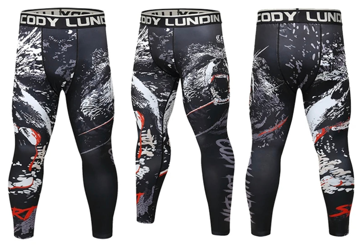 Bear Premium BJJ No Gi / MMA Set. Rash Guard, Shorts & Spats - MADE TO ORDER 2 WEEK DISPATCH