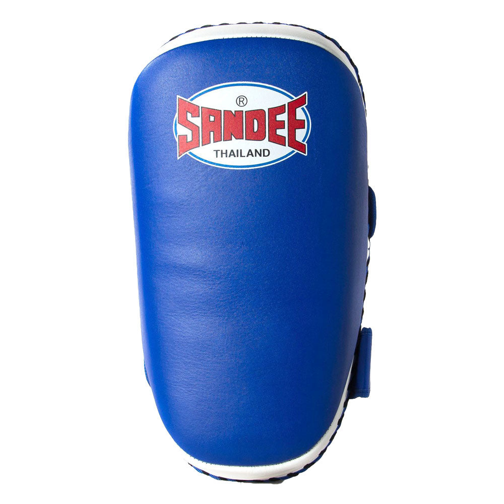 Sandee Muay Thai Leather Curved Kick Pads - Pair