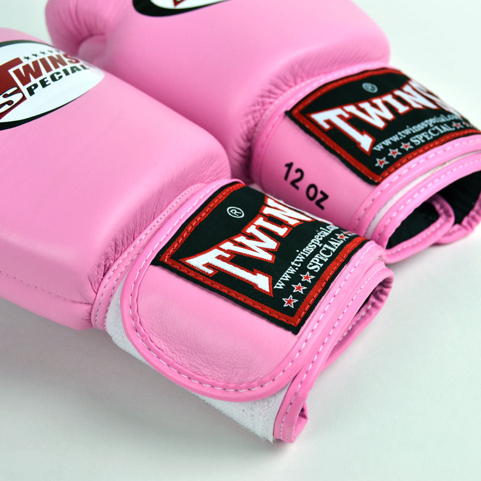 Twins BGVL3 Leather Boxing Gloves - Pink