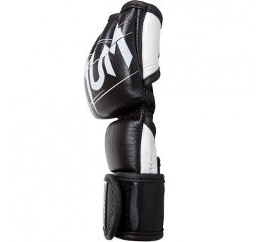 Venum MMA Black Leather Undisputed Fight Gloves - 4oz