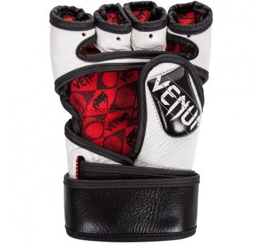 Venum MMA Black Leather Undisputed Fight Gloves - 4oz