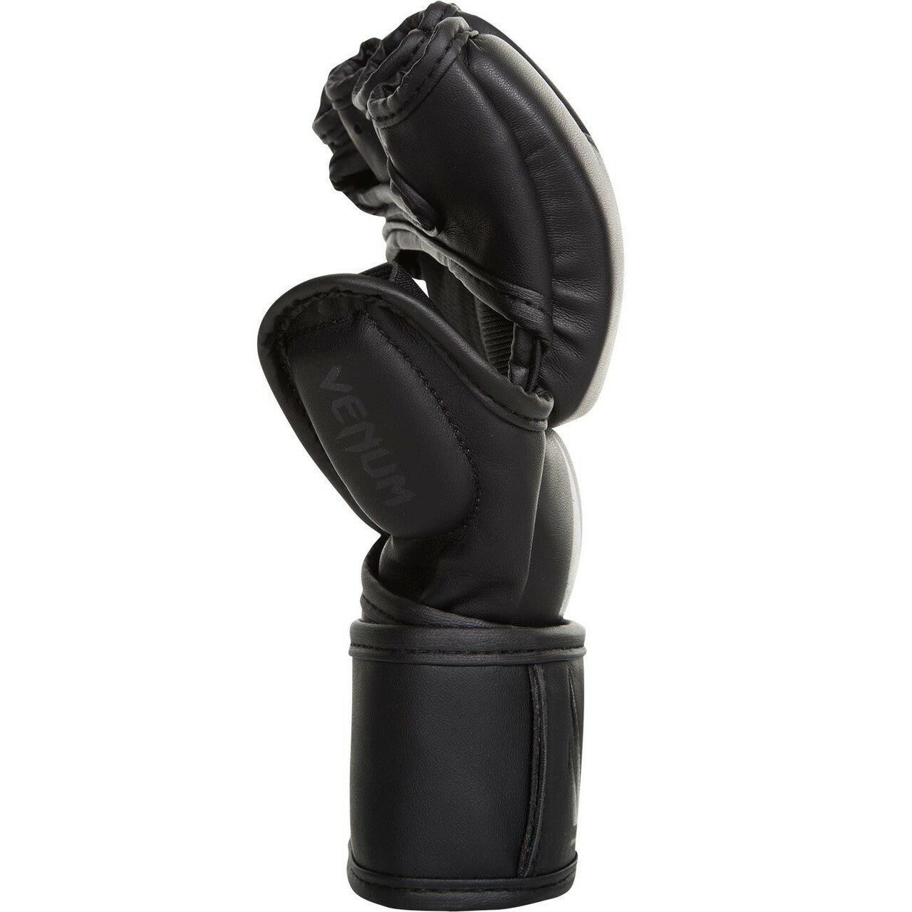 Venum MMA Challenger 4oz Fight Gloves - Matte Black/Black