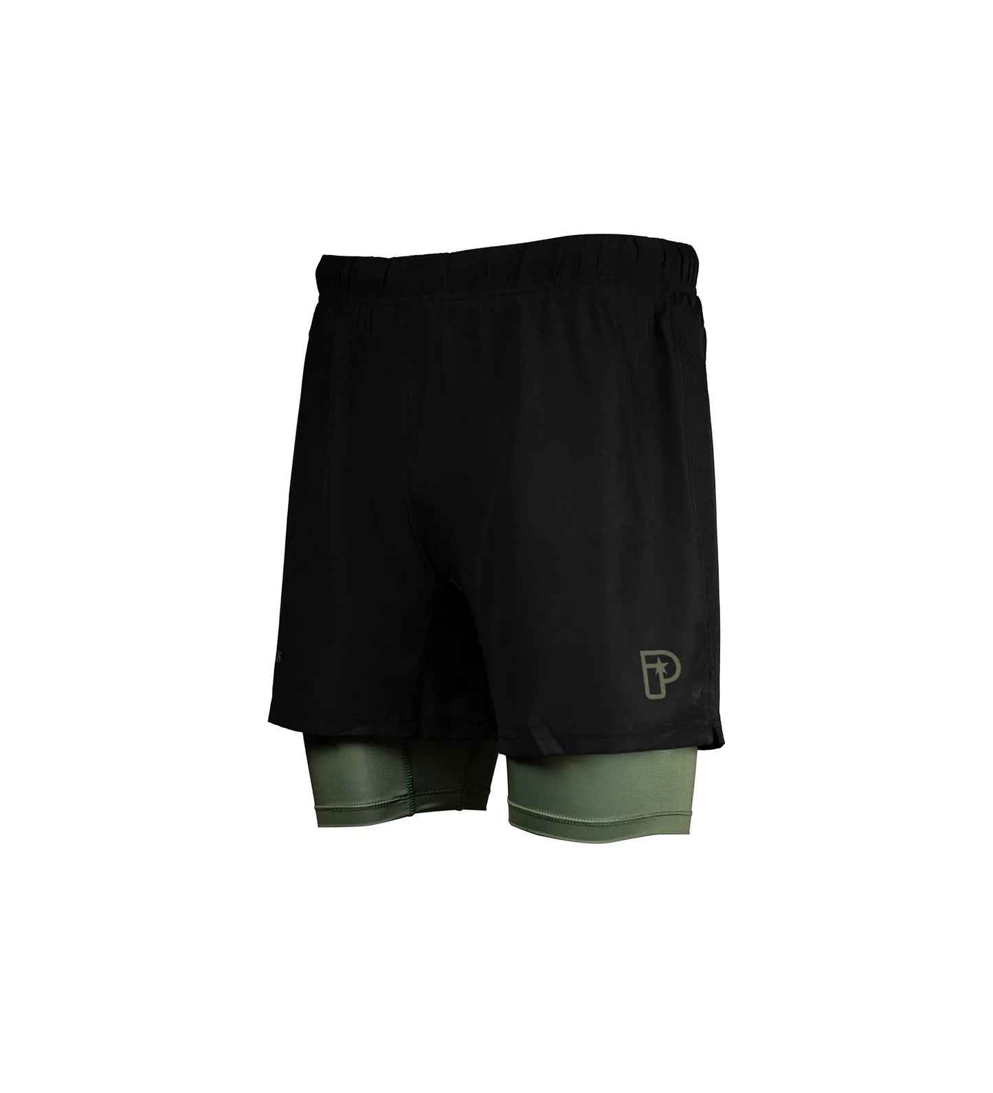 Progress Jiu Jitsu Academy Plus Hybrid Shorts - Black/Green