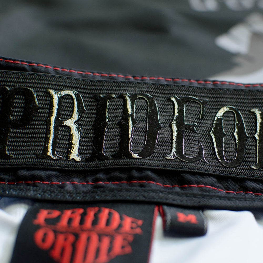 Pride or Die MMA Black "Raw Training" Urban Fight Shorts