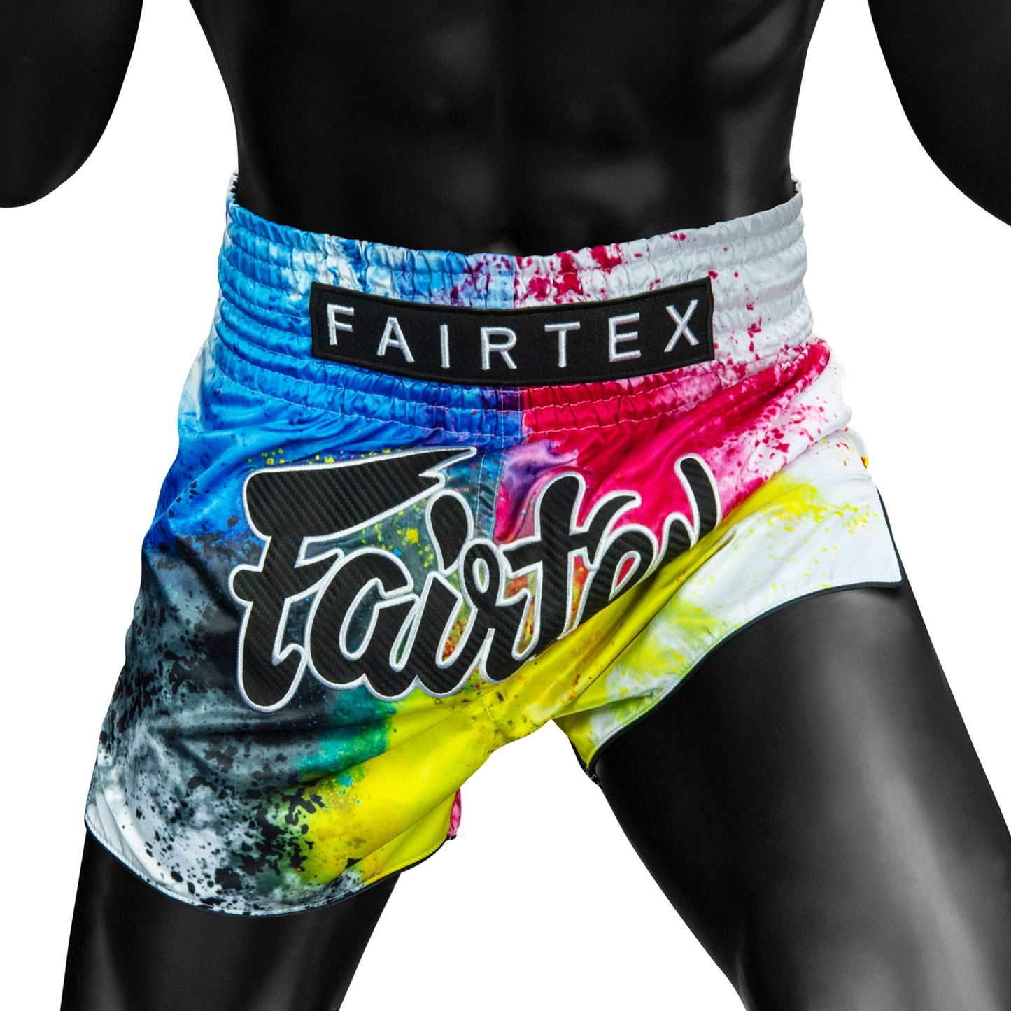 Fairtex Acid Jazz Muay Thai Fight Shorts - White