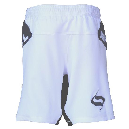 Sprawl Fusion 3 Series Fight Shorts - White/Black