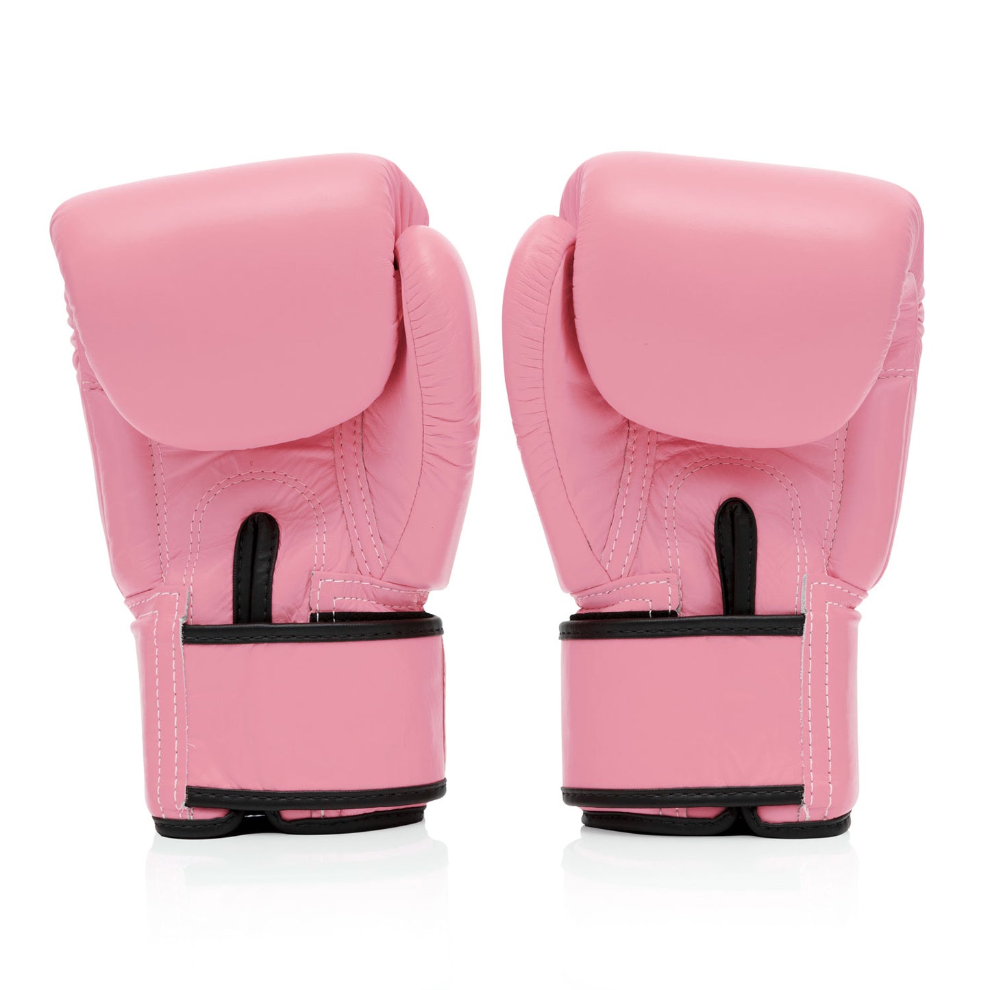 Fairtex BGV1 Black Universal Leather Boxing Gloves - Pink