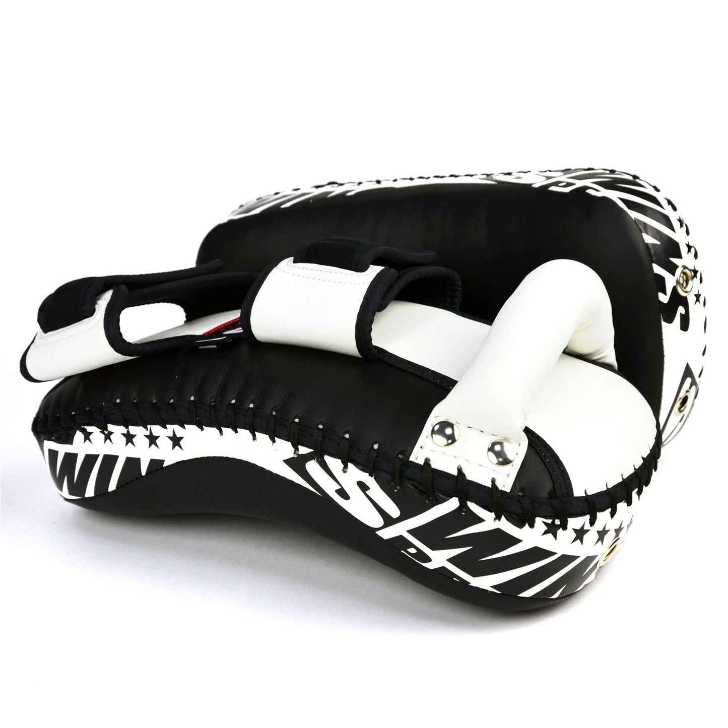 Twins Muay Thai Kick Pads Light Kick Pads  - Black/White