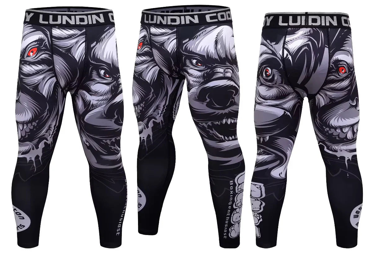 Dog Premium Compression Spats For BJJ, MMA, Wrestling, CrossFit, Yoga, Running, Cycling, and More - MADE TO ORDER 2 WEEK DISPATCH