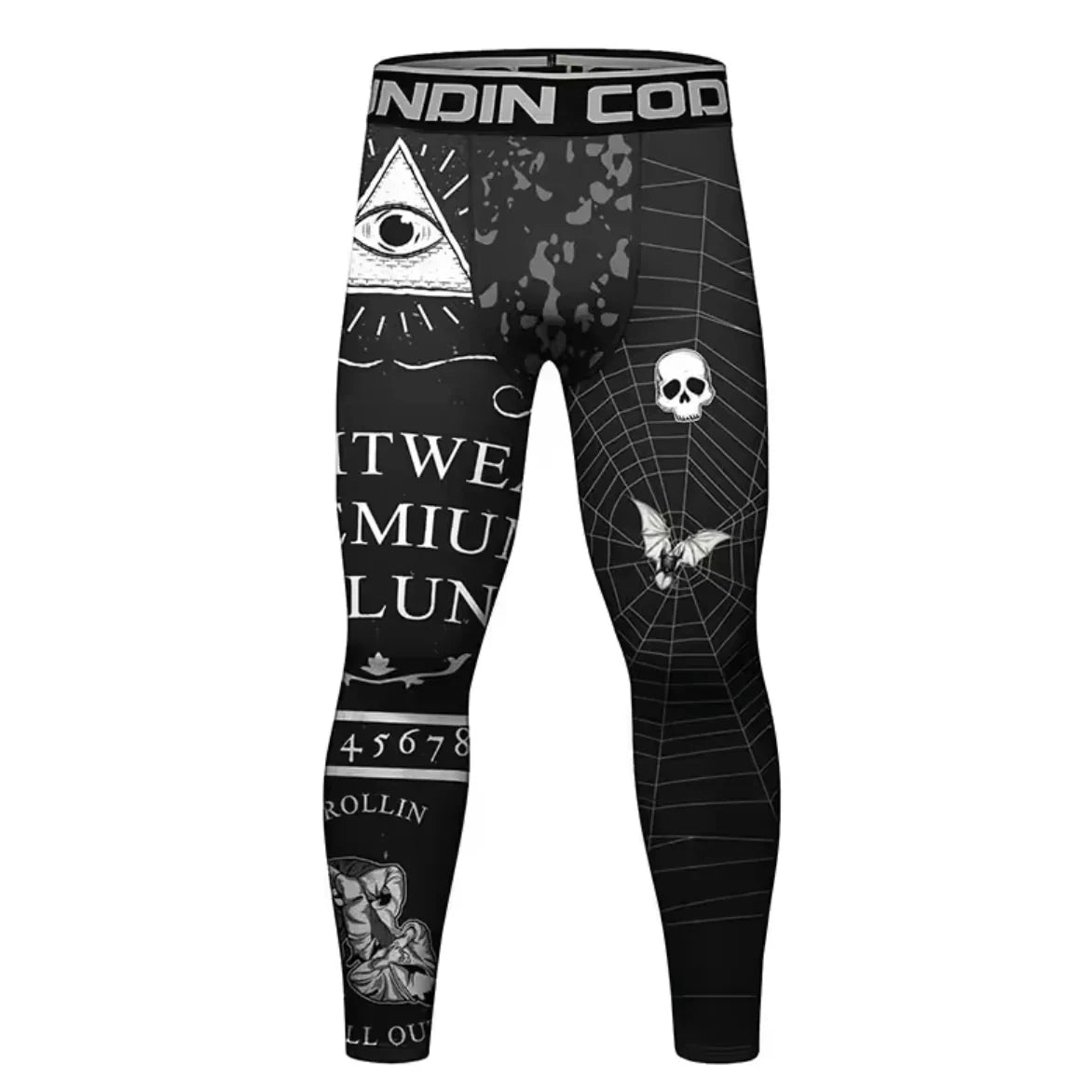 Ouija Premium Compression Spats for BJJ, MMA, Wrestling, CrossFit, Yoga, Running, Cycling, and More - MADE TO ORDER 2 WEEK DISPATCH
