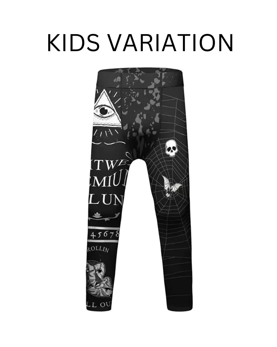 Ouija Premium Compression Spats for BJJ, MMA, Wrestling, CrossFit, Yoga, Running, Cycling, and More - MADE TO ORDER 2 WEEK DISPATCH